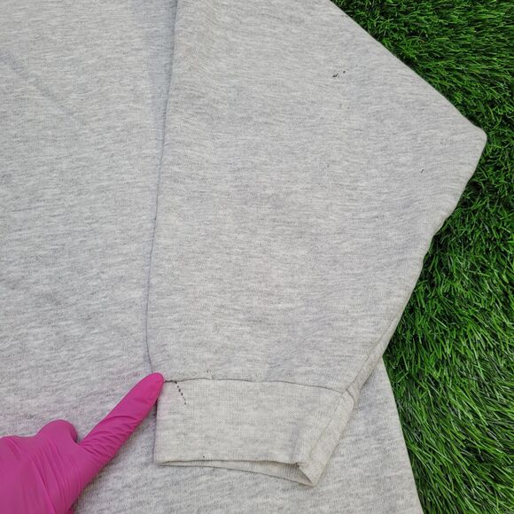 Vintage NIKE Miami Canes Sweatshirt Womens 3XL 28x24 Gray - Picture 9 of 16